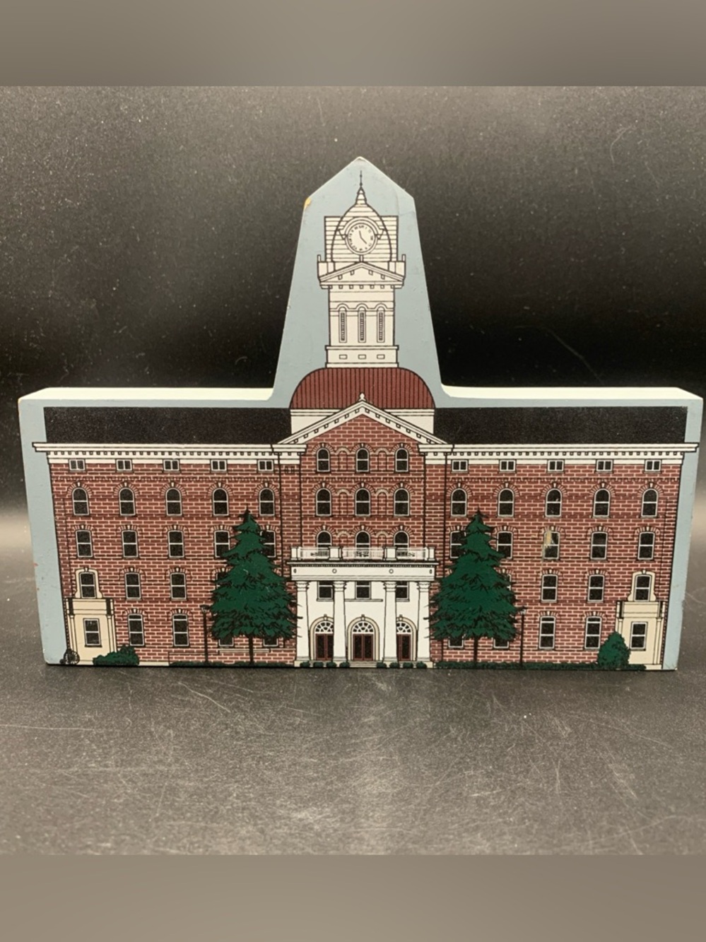 Vintage Cat's Meow Wood 1997 Hometown Collectibles Old Main Kutztown University